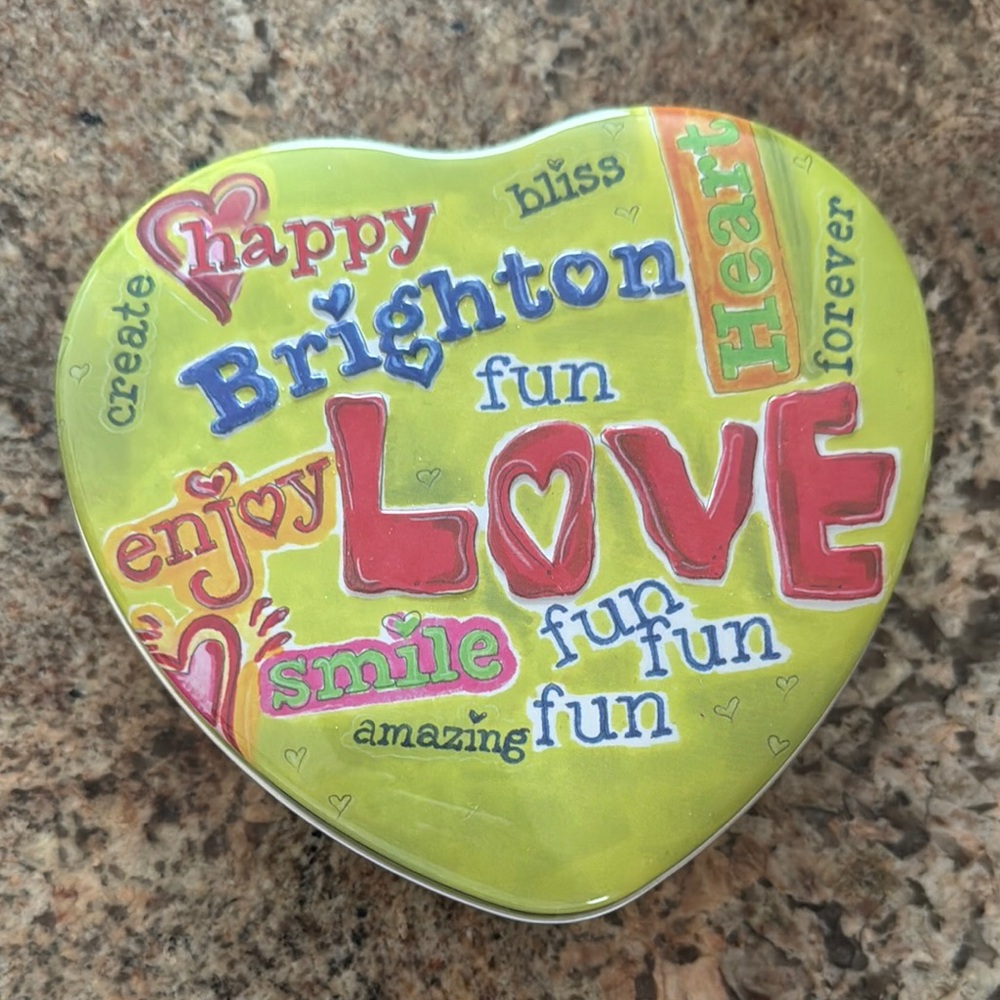 Brighton Heart-Shaped Decorative Plate